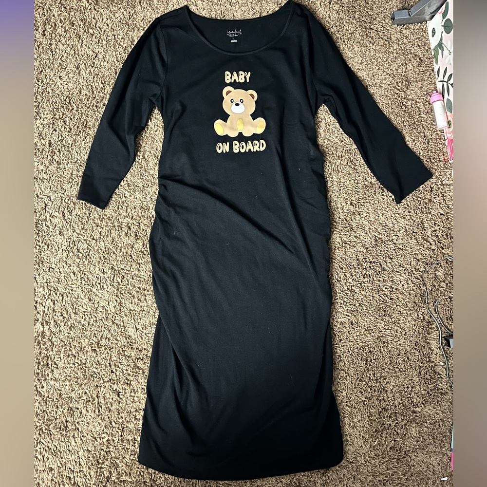 Pressed maternity dress